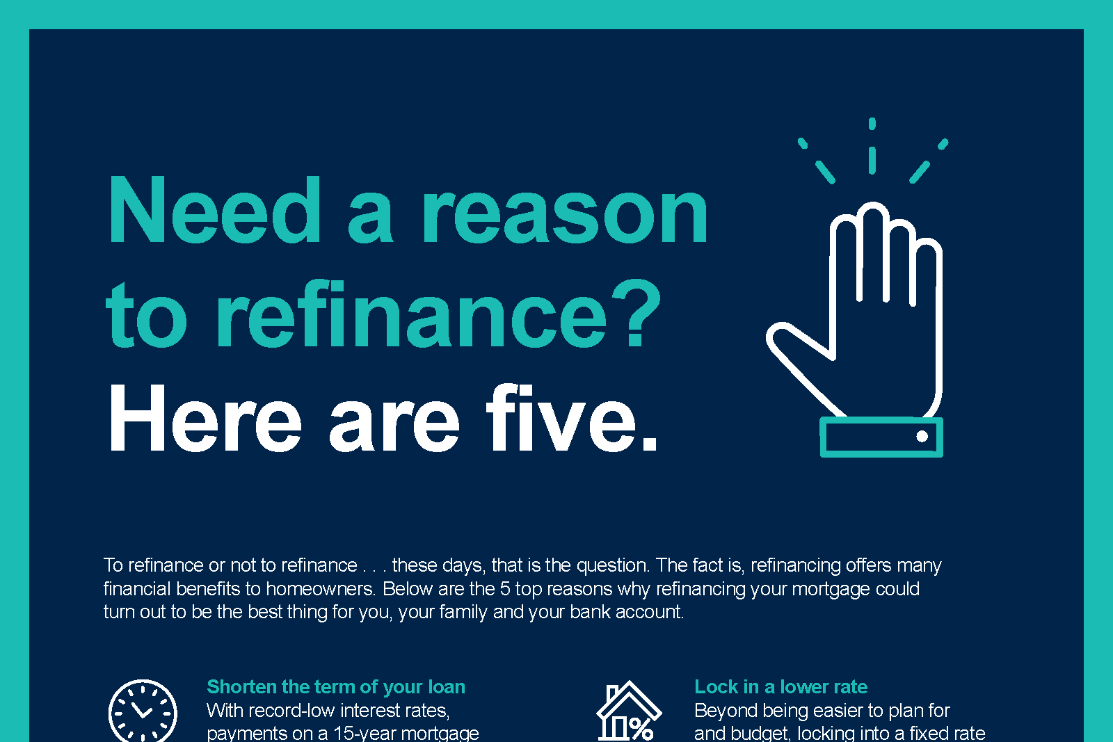 5 Reasons to Refinance for Homeowners